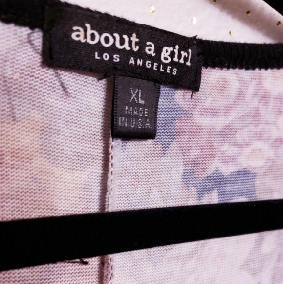 Floral Dolman Sleeve* Semi Crop *Sz XL* - Picture 6 of 7